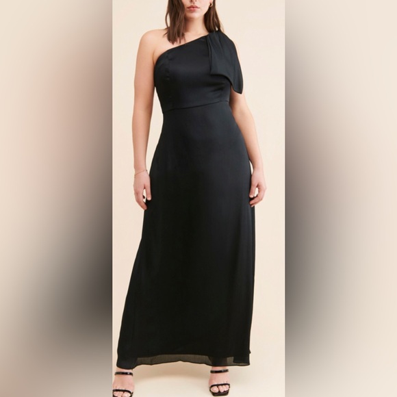 Sachin + Babi Dresses & Skirts - Sachin & Babi Chelsea One Shoulder Gown in Black - Size 12